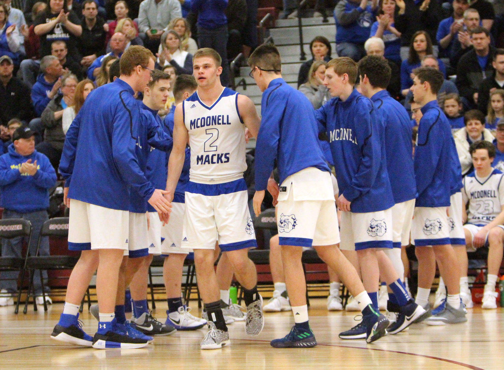 McDonell boys basketball vs South Shore at Spooner 3-10-18